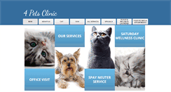 Desktop Screenshot of 4petsclinic.com